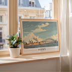 Sydney Skyline Poster