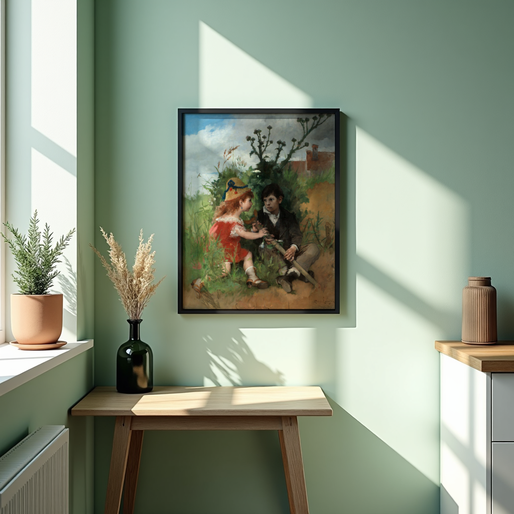 Carl Larsson Clair Obscur Poster