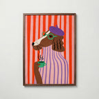 Parisian Morning Dog Poster