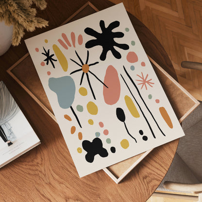 Blooming Shapes Poster