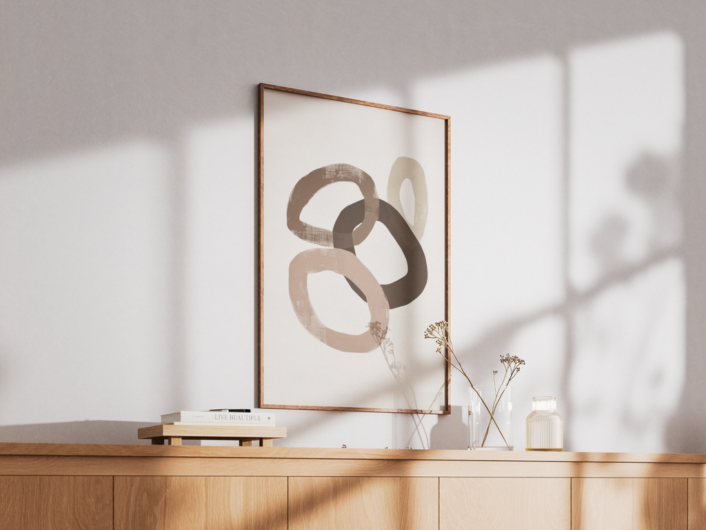 Muted Circles Poster