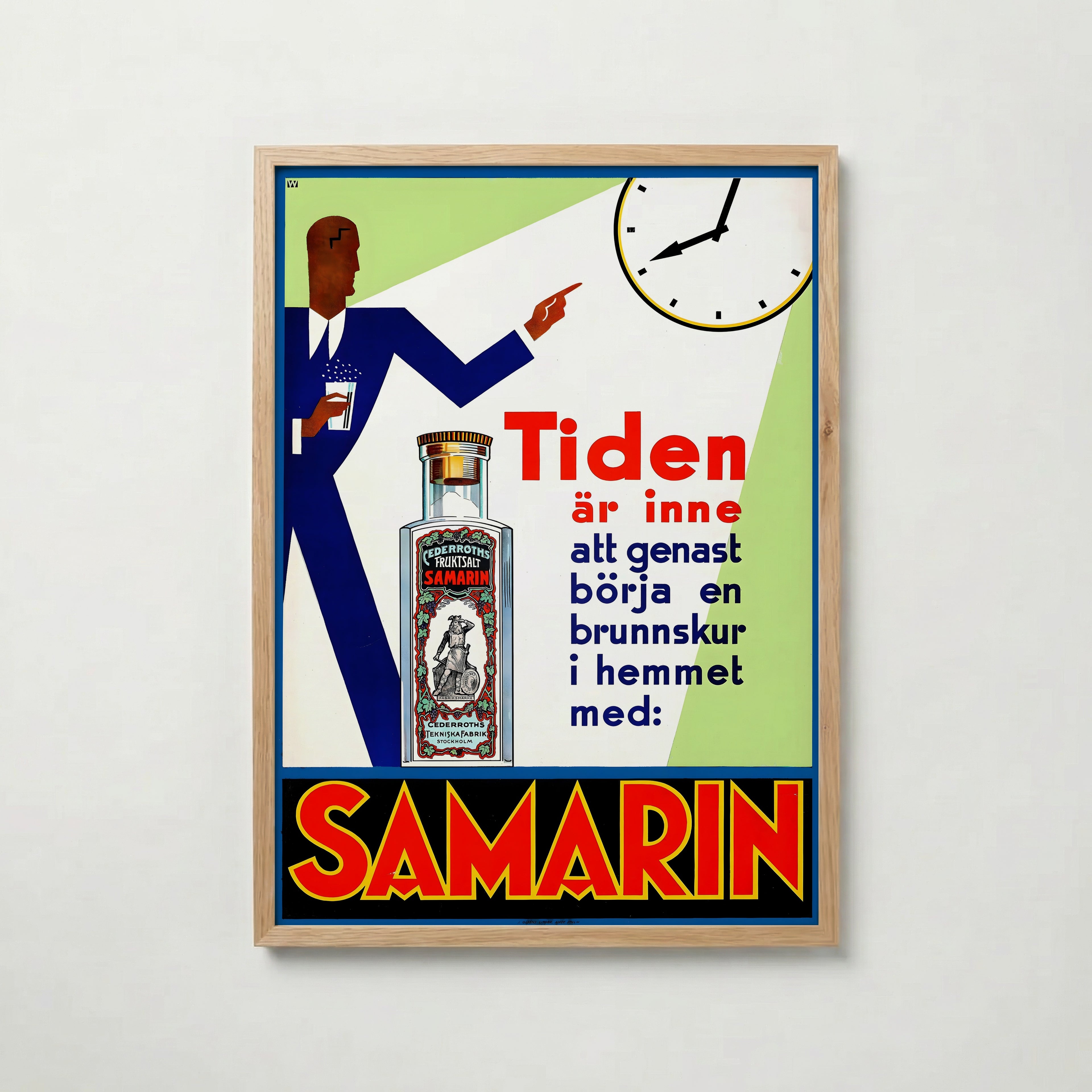 Samarin Vintage Apothecary – affisch med stilfullt motiv från Bozetto i hög kvalitet