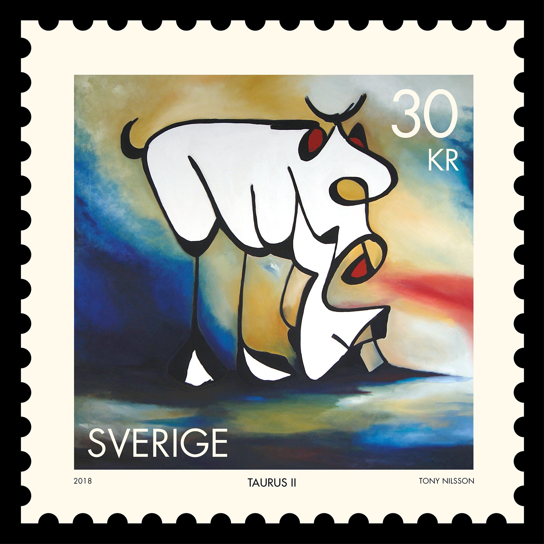 Taurus II – Tony Nilsson – affisch med stilfullt motiv från Bozetto i hög kvalitet