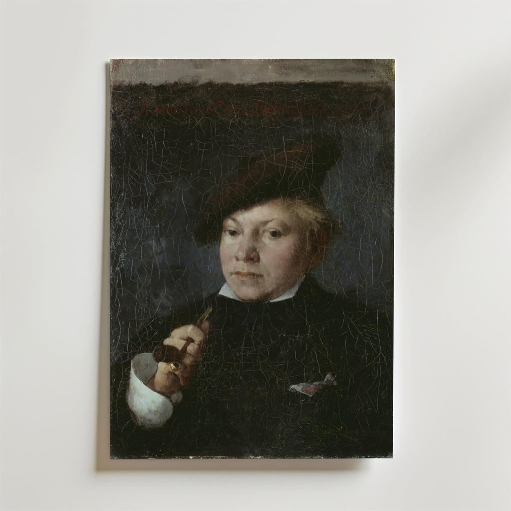 Bozetto Carl Larsson The Artist Carl Skånberg 1878 Poster har ett fängslande porträtt som visar charmen i Larssons personliga stil.