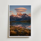 Torres del Paine at Dawn Poster