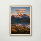 Torres del Paine at Dawn Poster