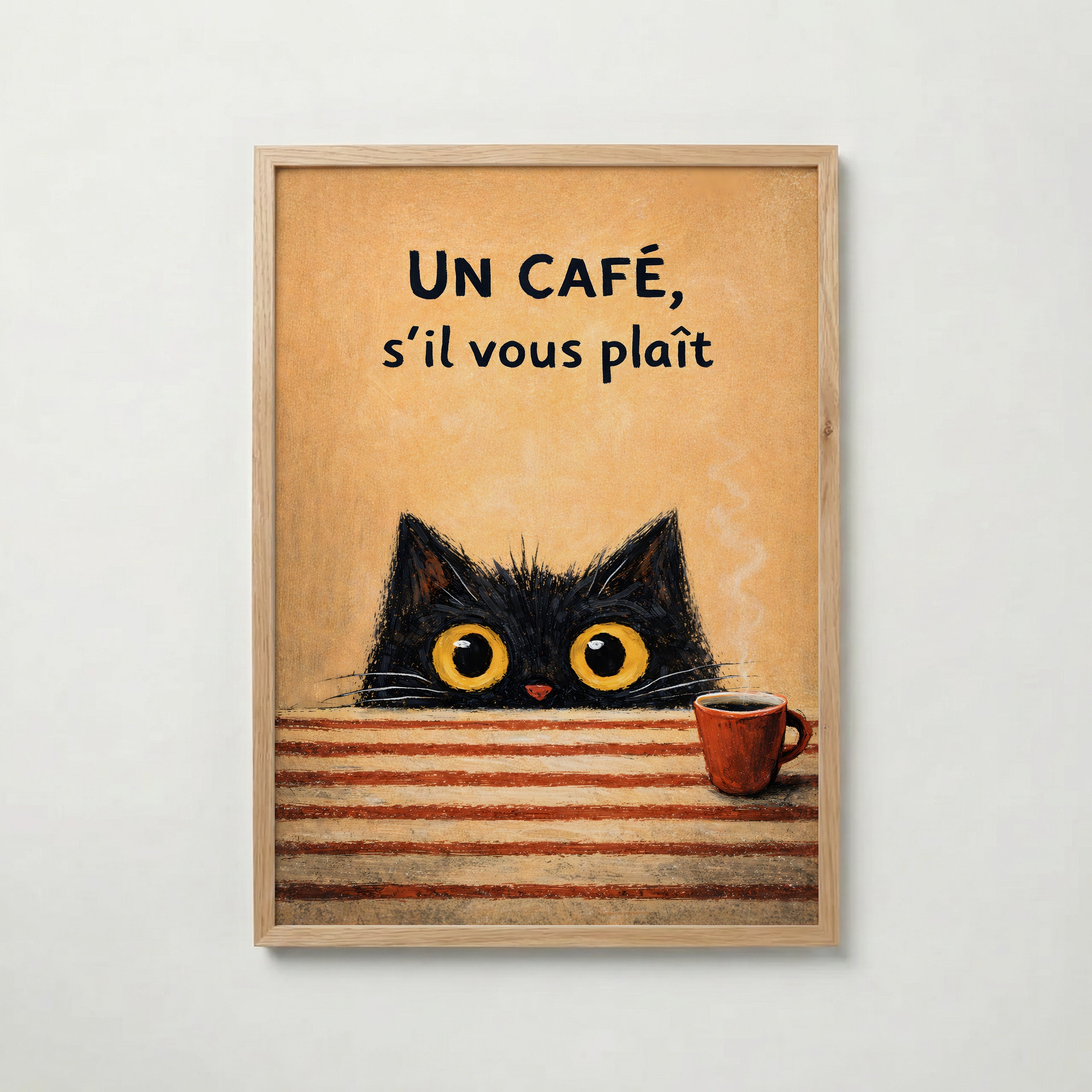 En Kaffe, Tak-plakat