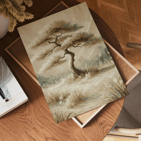 Serene Nature Tree Poster