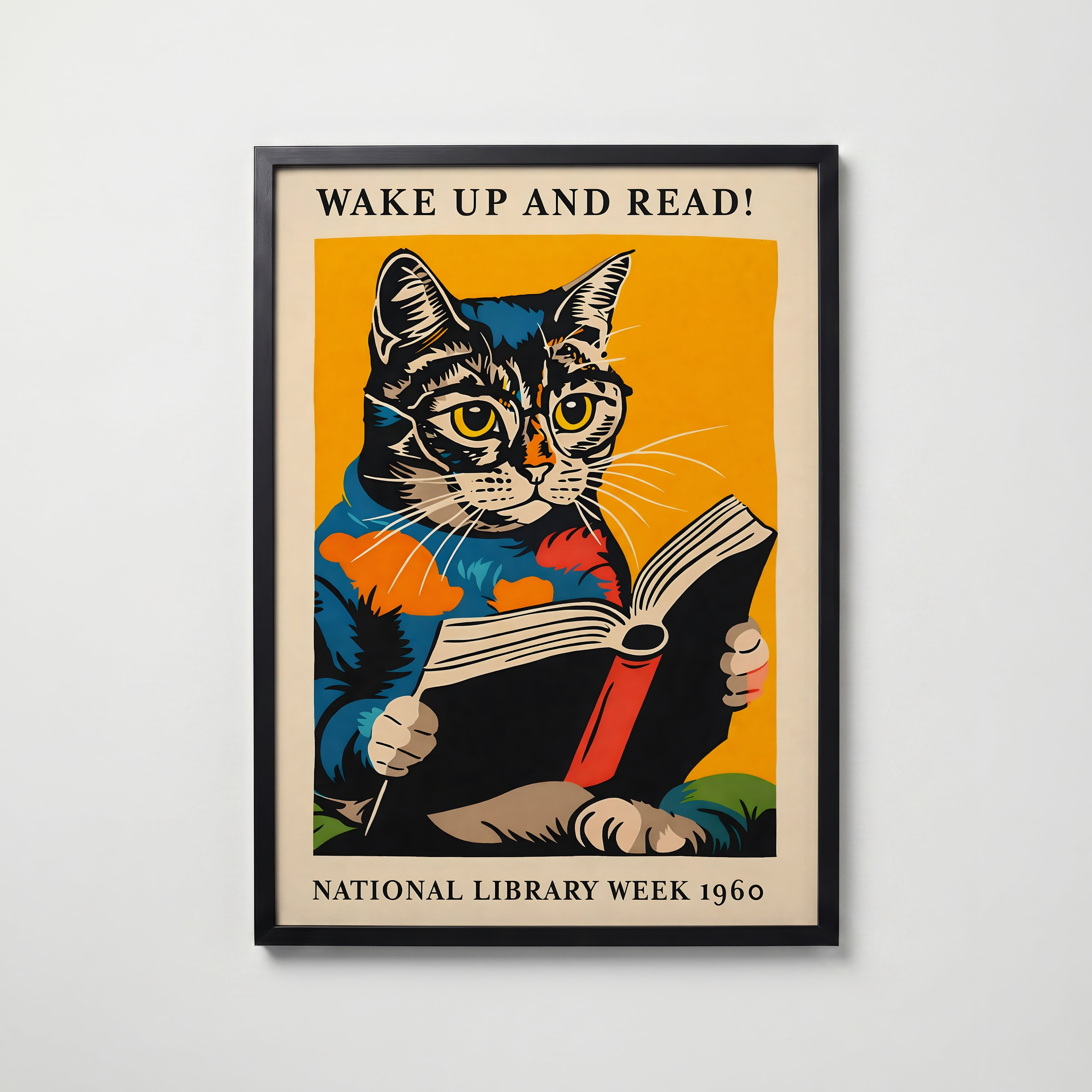 Wake Up and Read Poster