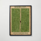 When Lost Walk Poster i hemmiljö