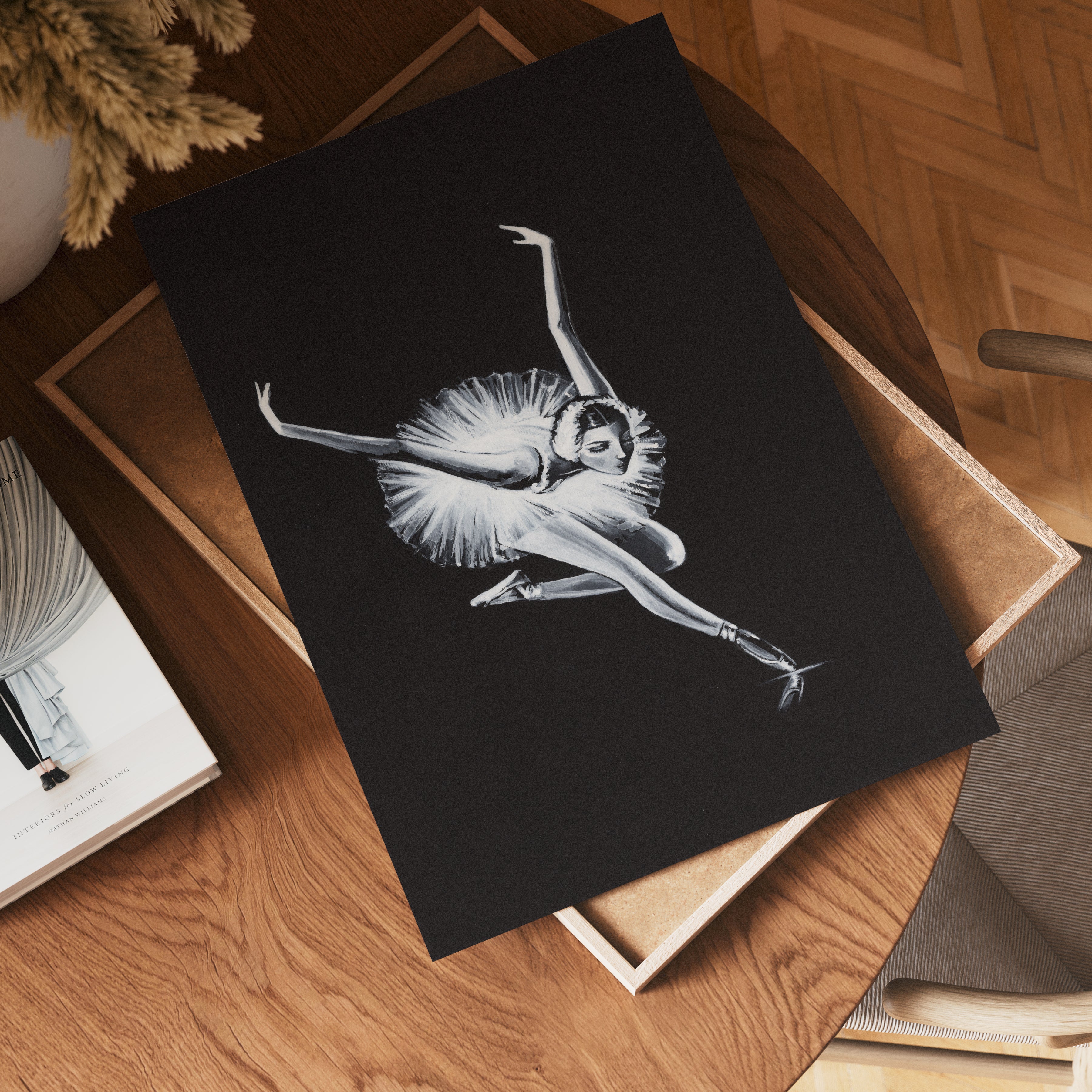 Helena Engström White Swan Poster