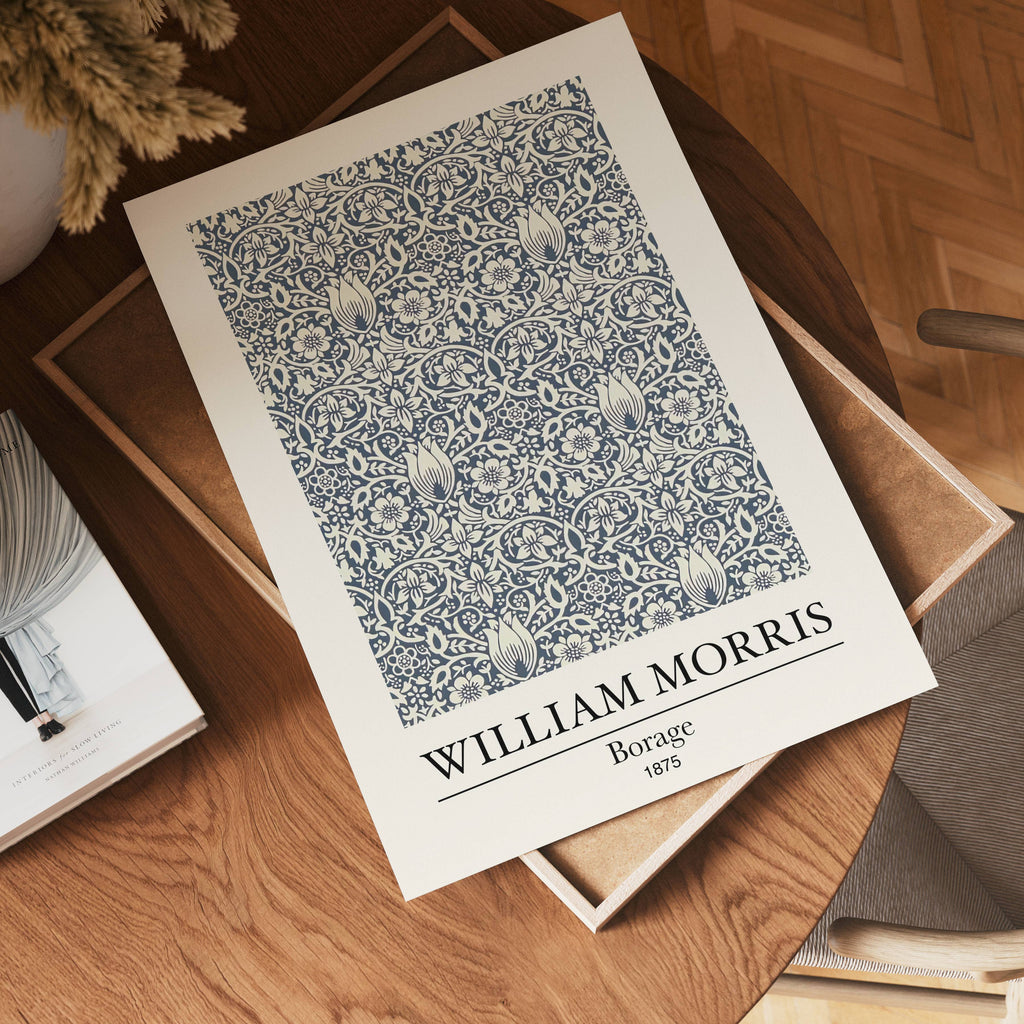 William Morris Borage Poster