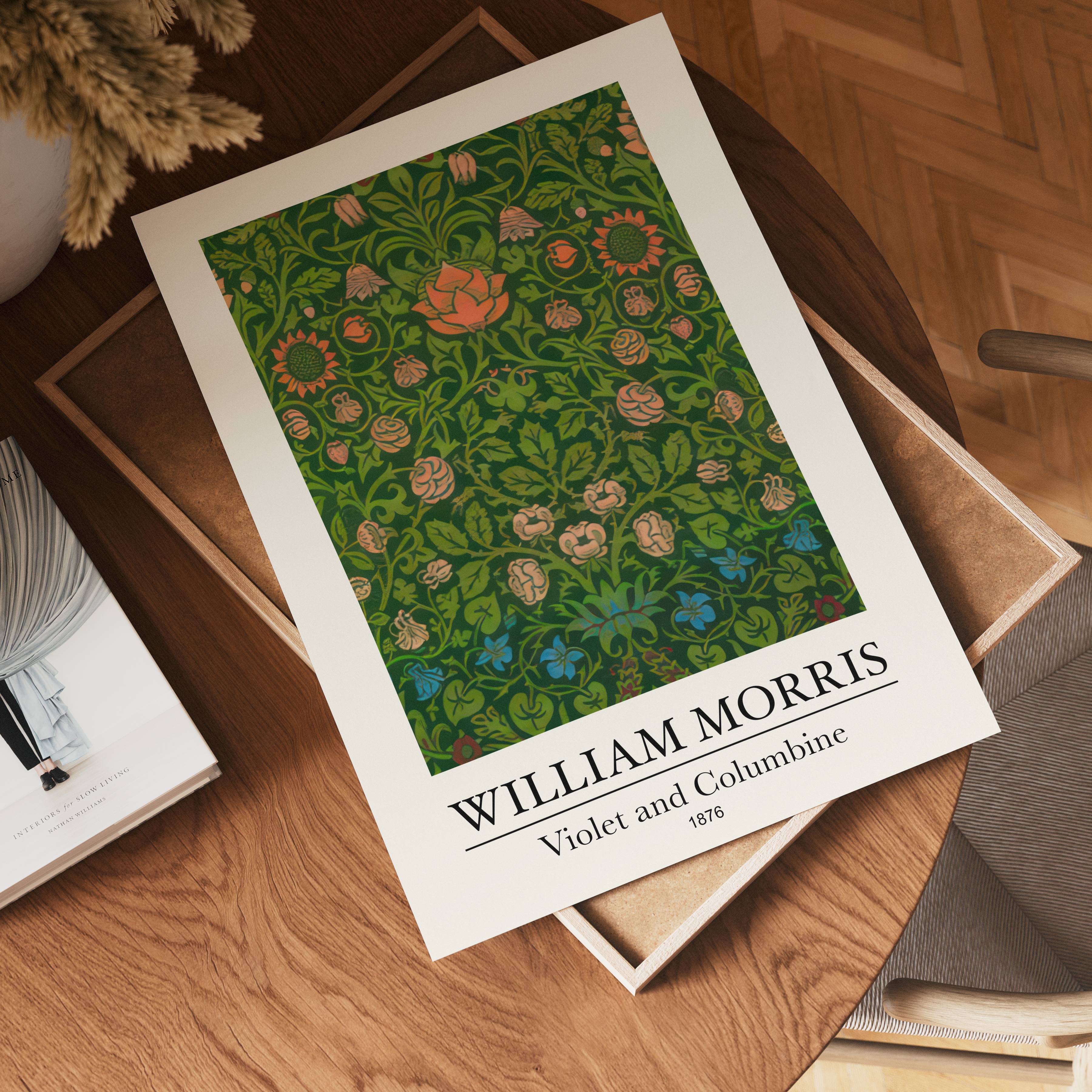 William Morris Violet and Columbine Poster