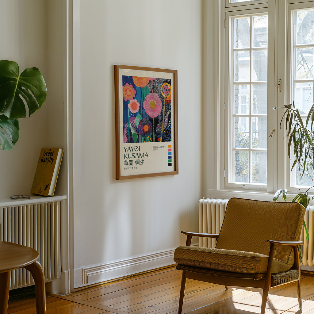 Yayoi Kusama Blooming Infinity Poster