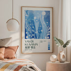 Yayoi Kusama Blue Infinite Flow Poster – poster på vägg inredning