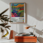 Yayoi Kusama Endless Patterned Landscape Poster