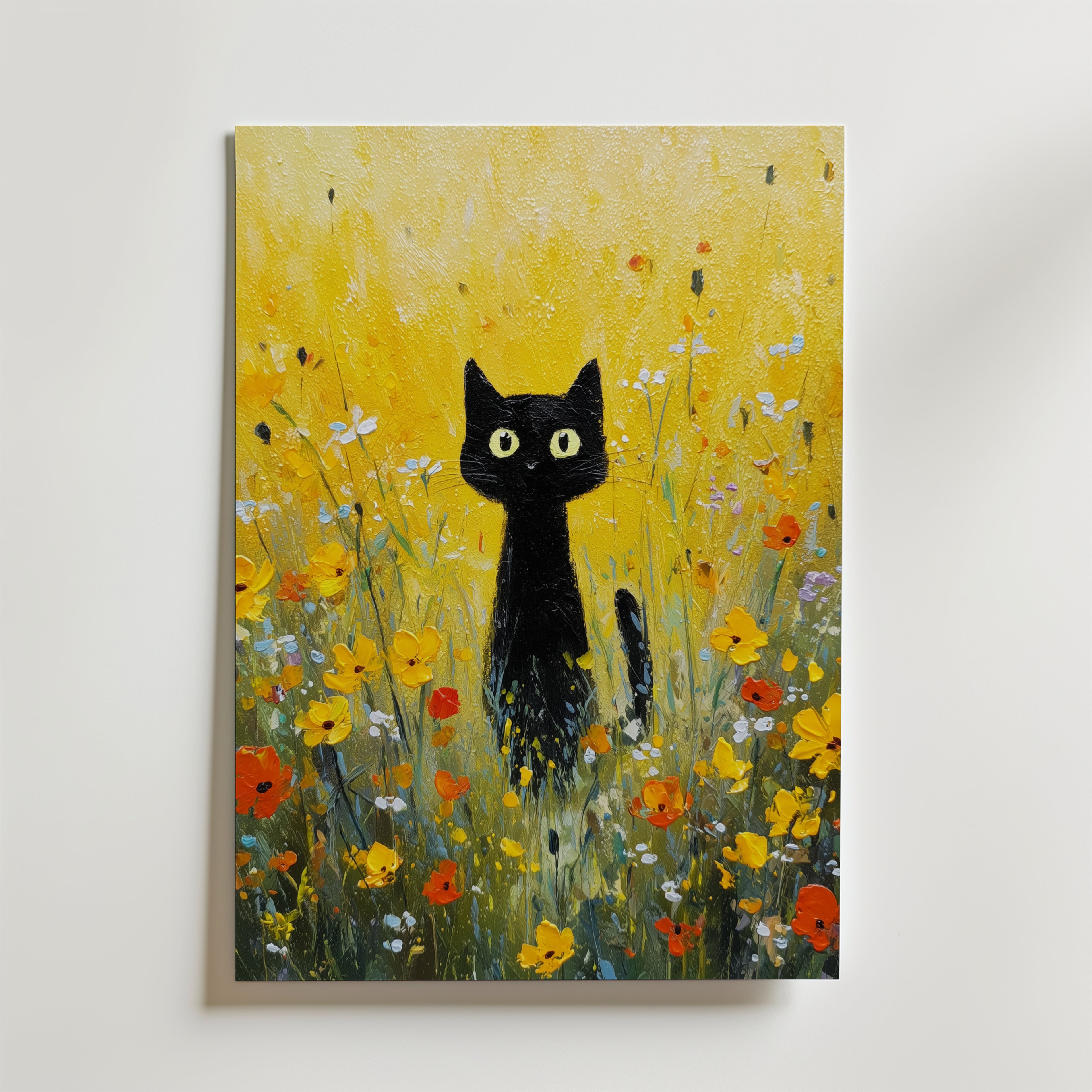 Golden Meadow Watcher Poster