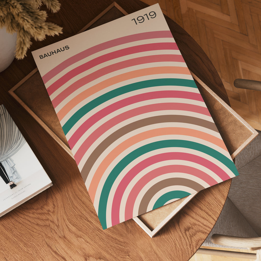 Bauhaus Arches Poster