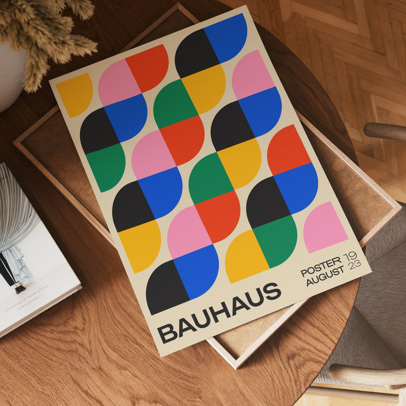 Bauhaus Leaf Poster