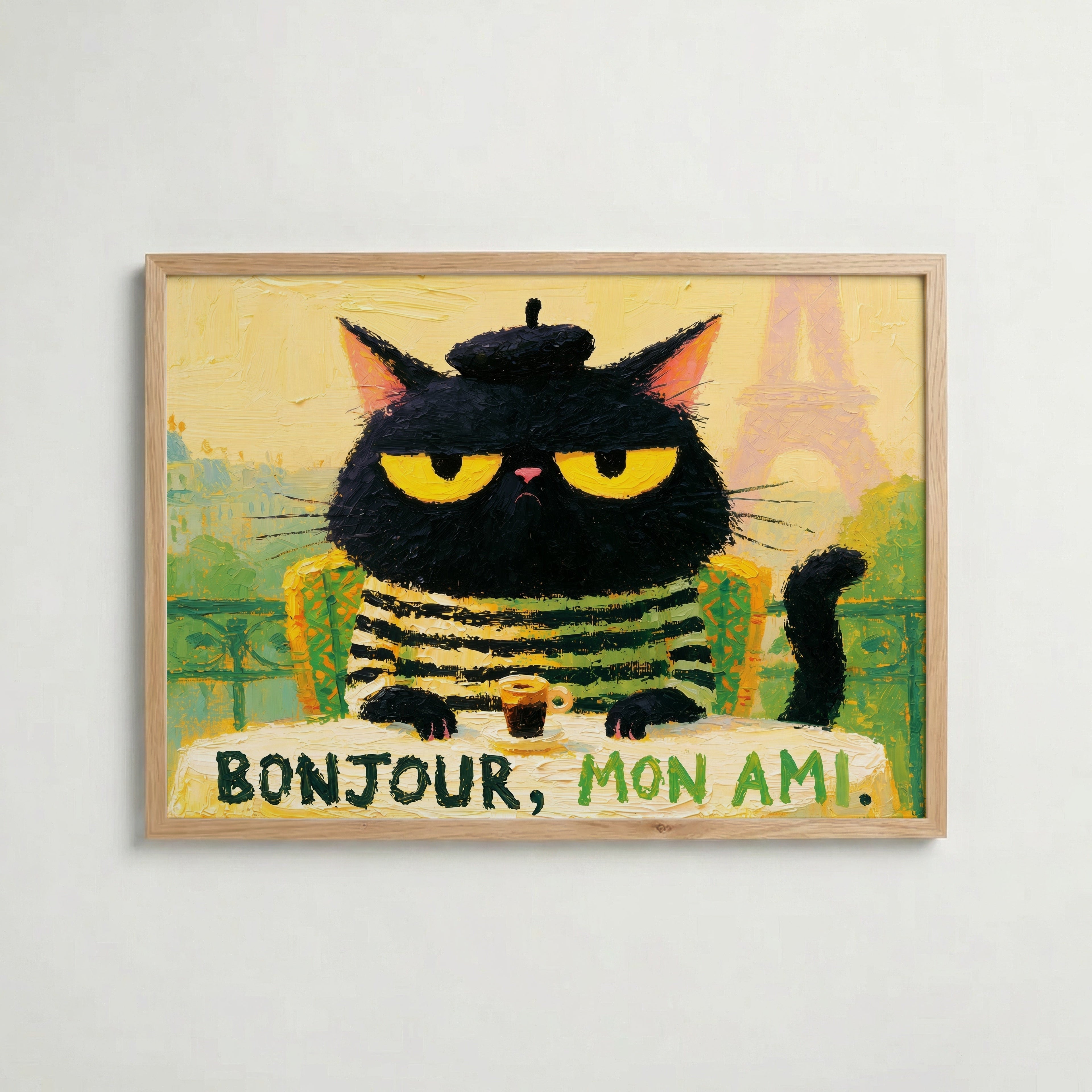 Bonjour Mon Ami Poster – ekram