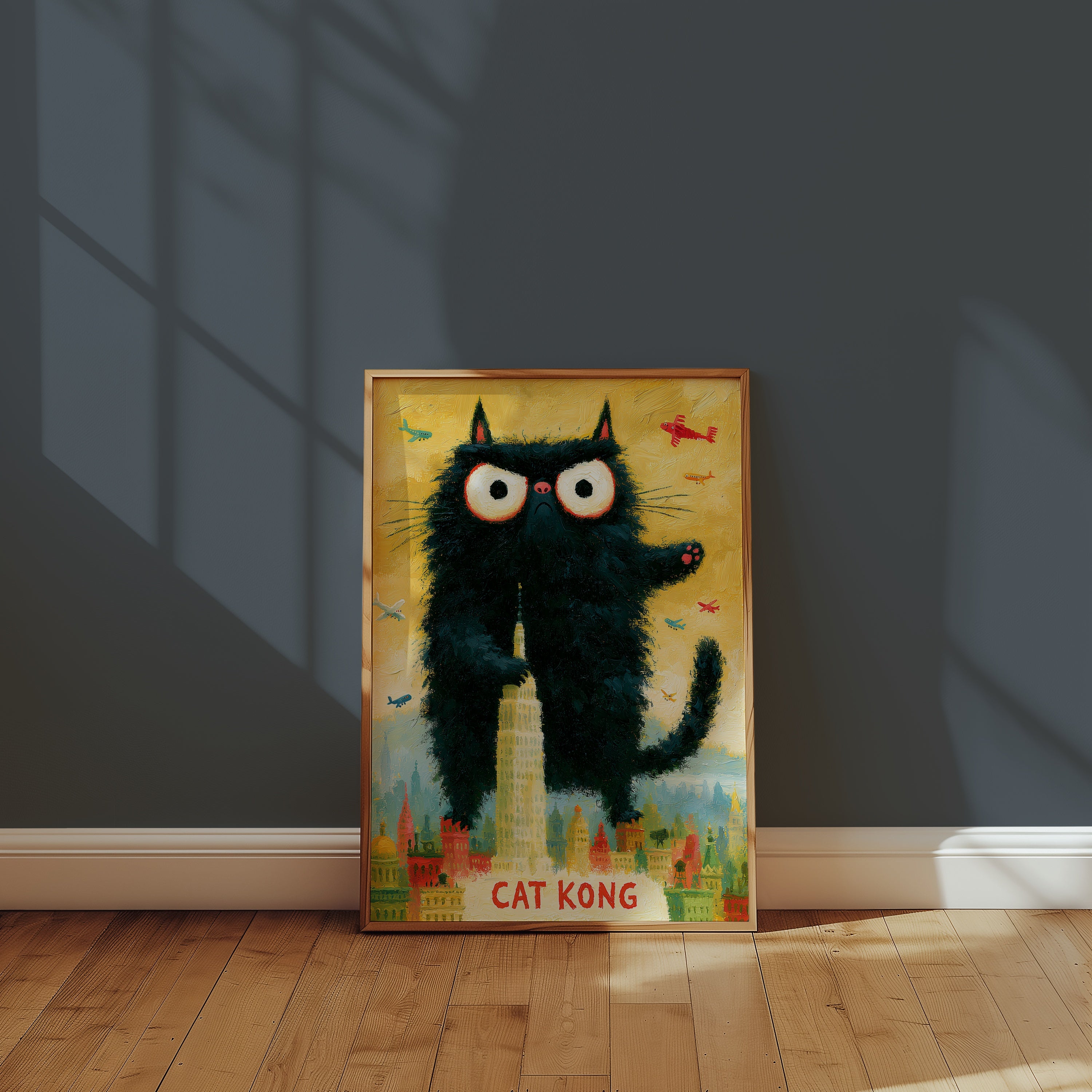Cat Kong Poster – i rum 1