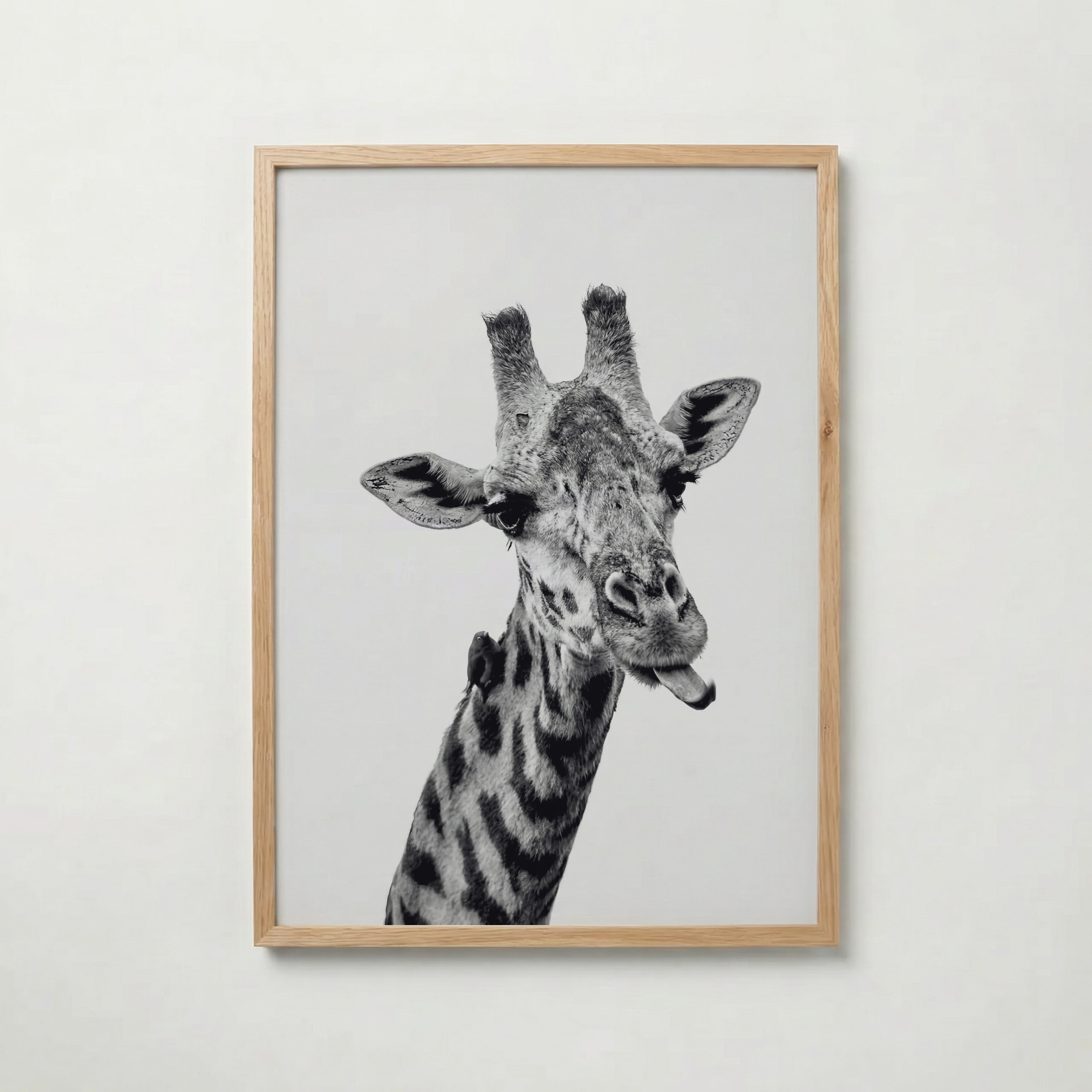 Cheeky Giraffe Poster – ekram