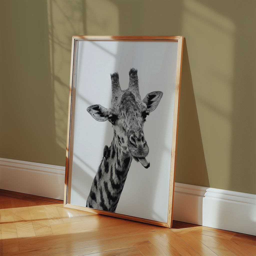 Cheeky Giraffe Poster – i rum 2