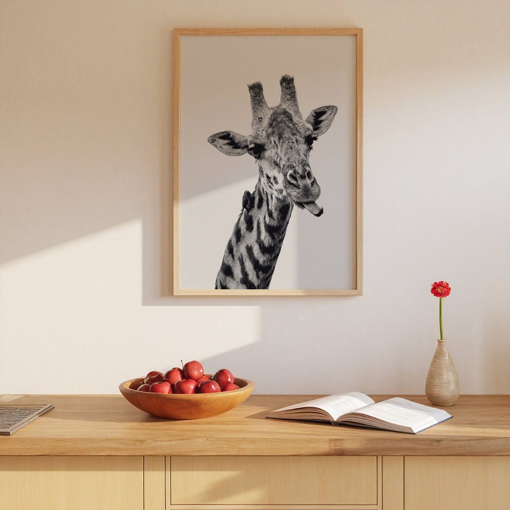 Cheeky Giraffe Poster – i rum 3