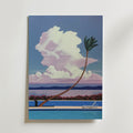 Hiroshi Nagai Cloudside Palm utan passepartout