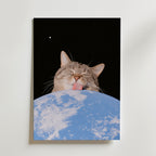 Cosmic Lick Poster – canvas utan passepartout