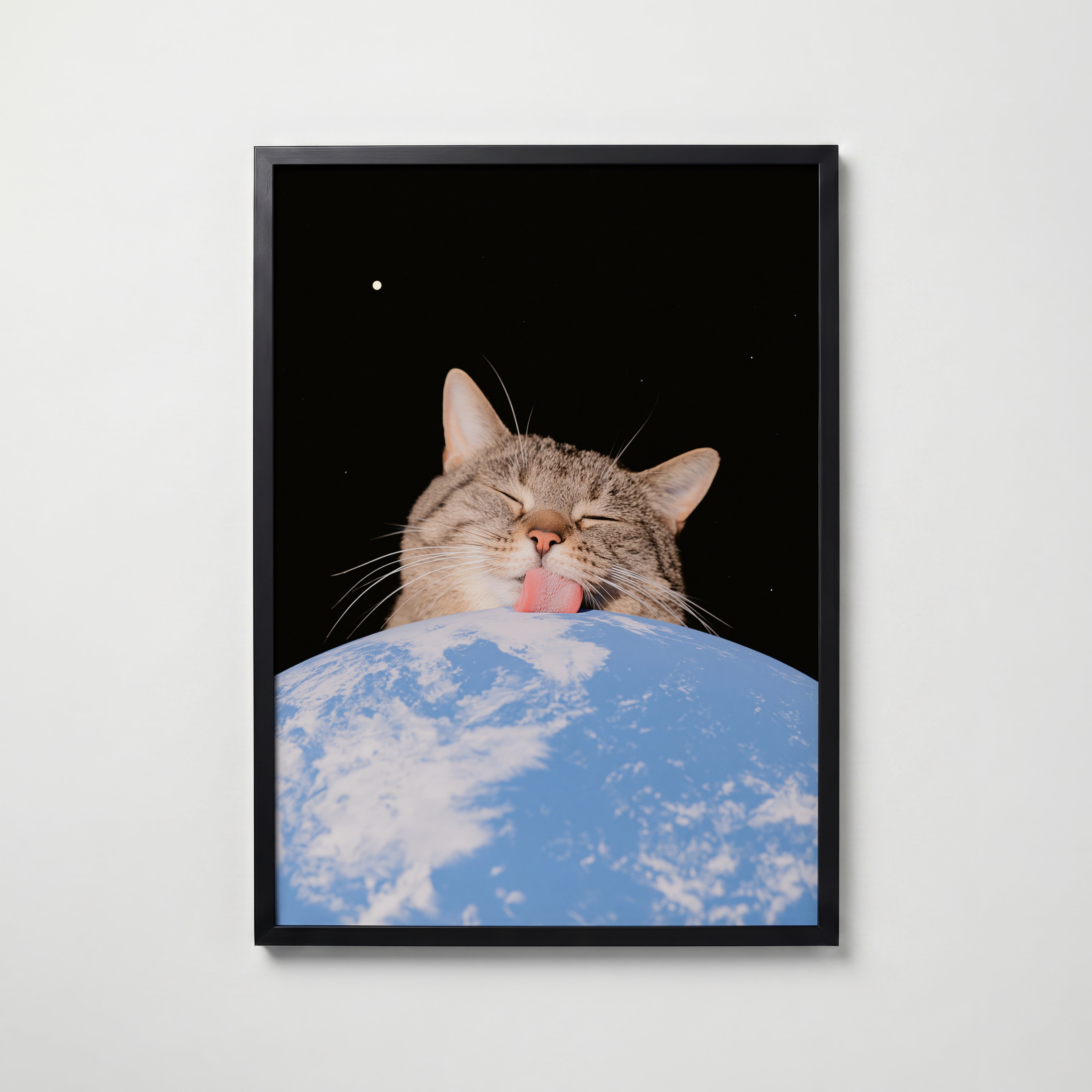 Cosmic Lick Poster – svart ram