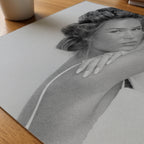 Curlers Muse Poster – närbild på papper