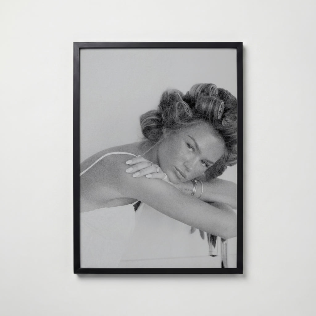 Curlers Muse Poster – svart ram