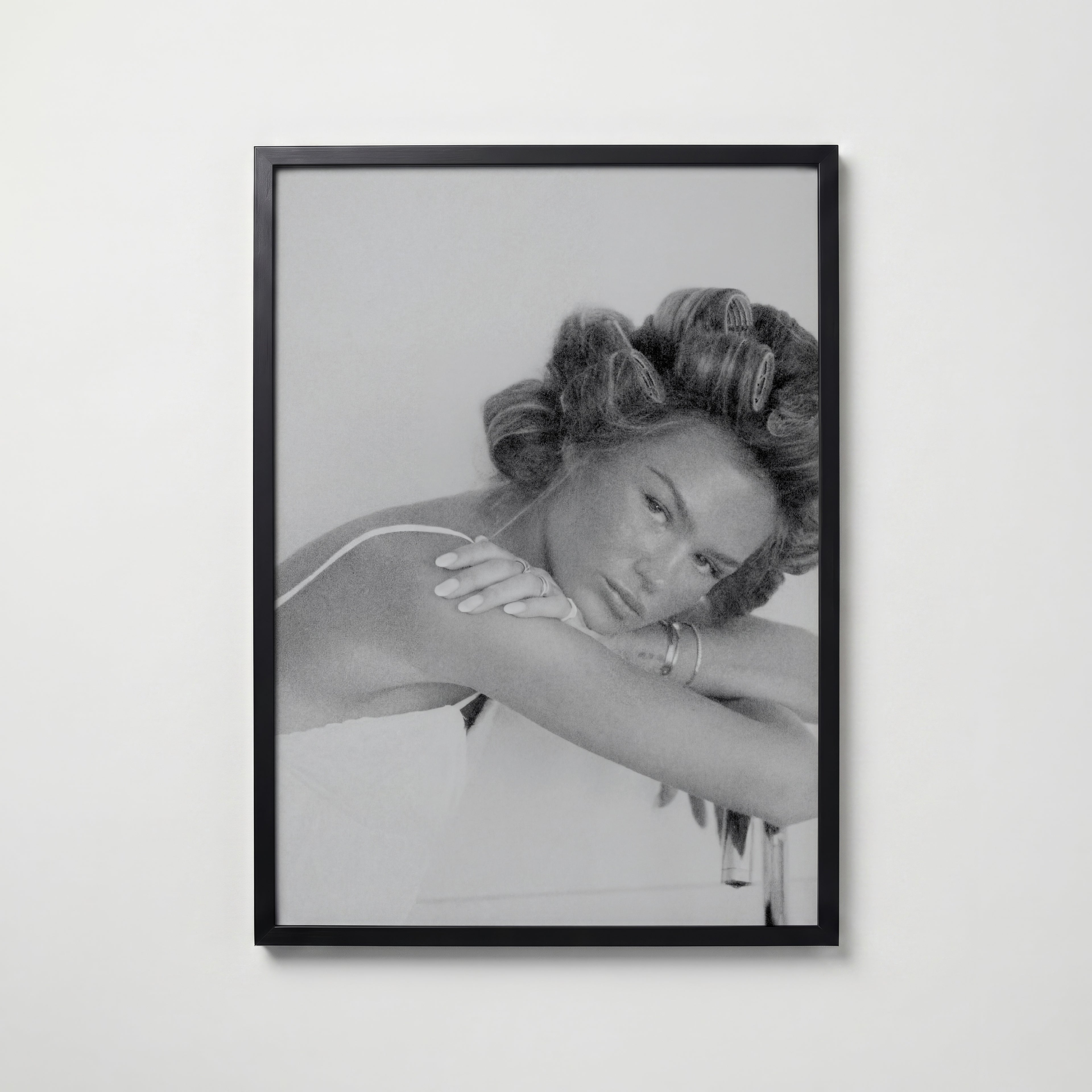 Curlers Muse Poster – svart ram