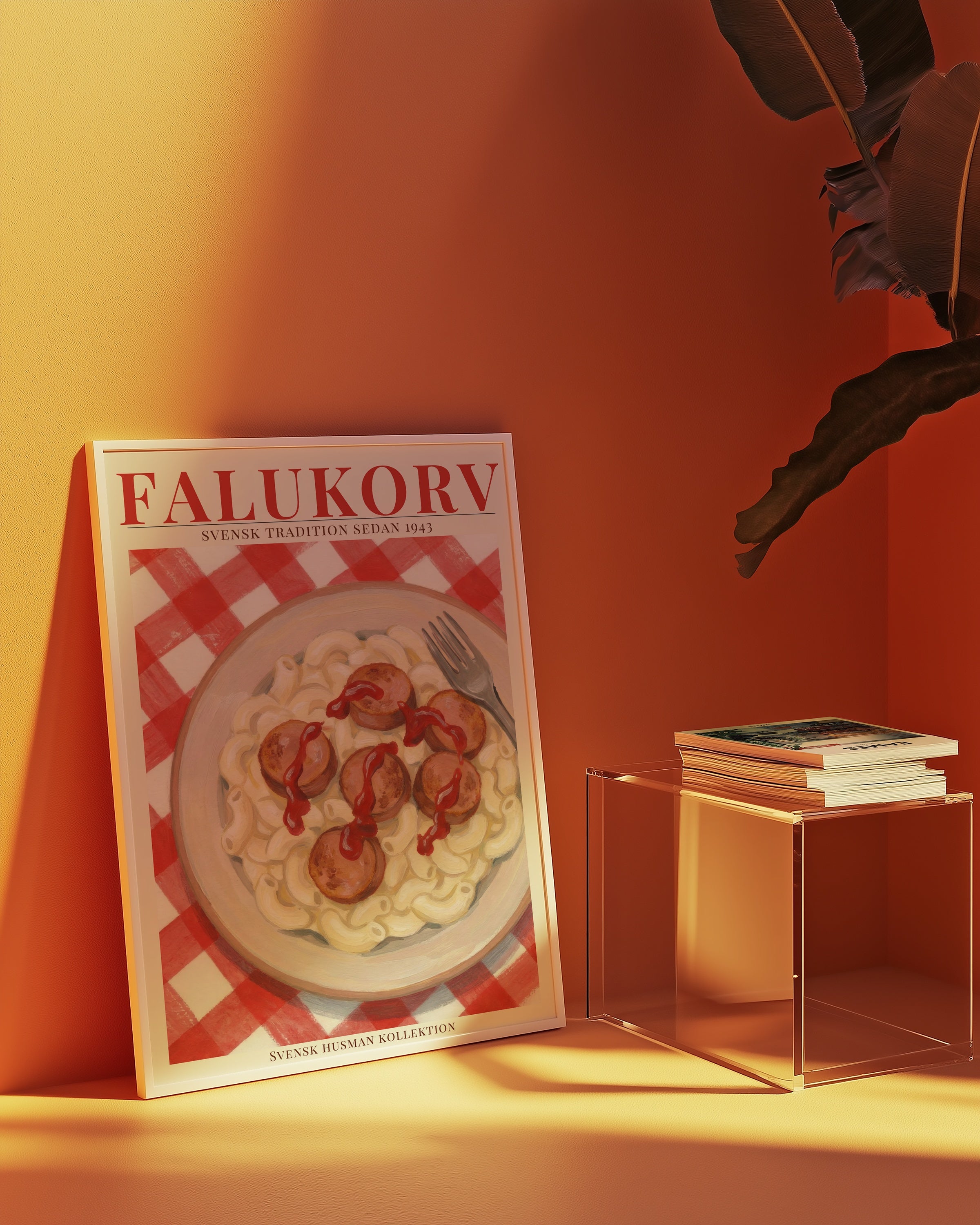 Falukorv Poster i rumsmiljö - Bozetto