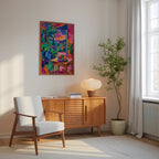 Fauvist Garden Poster – i rum 5