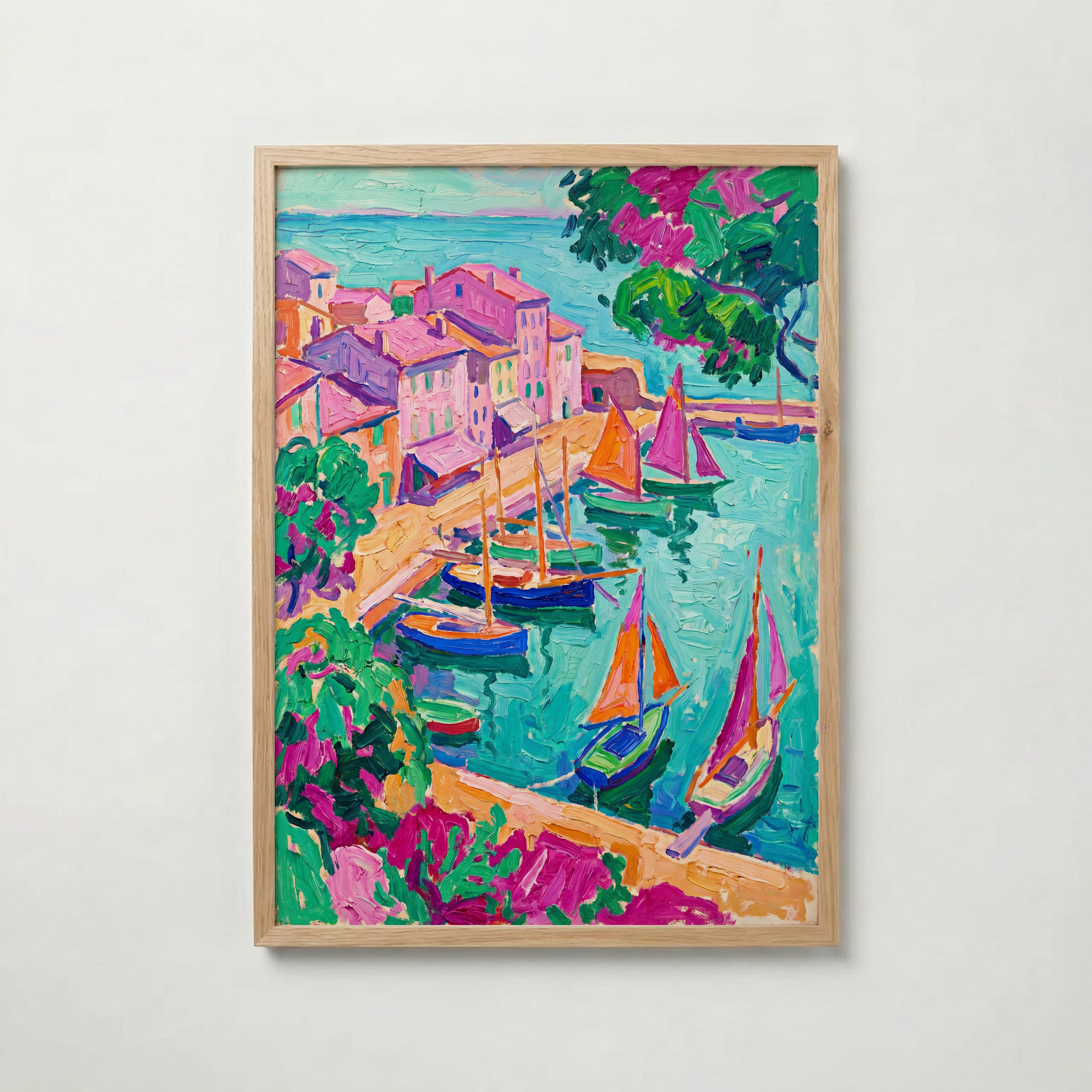 Fauvist Harbour Poster – ekram