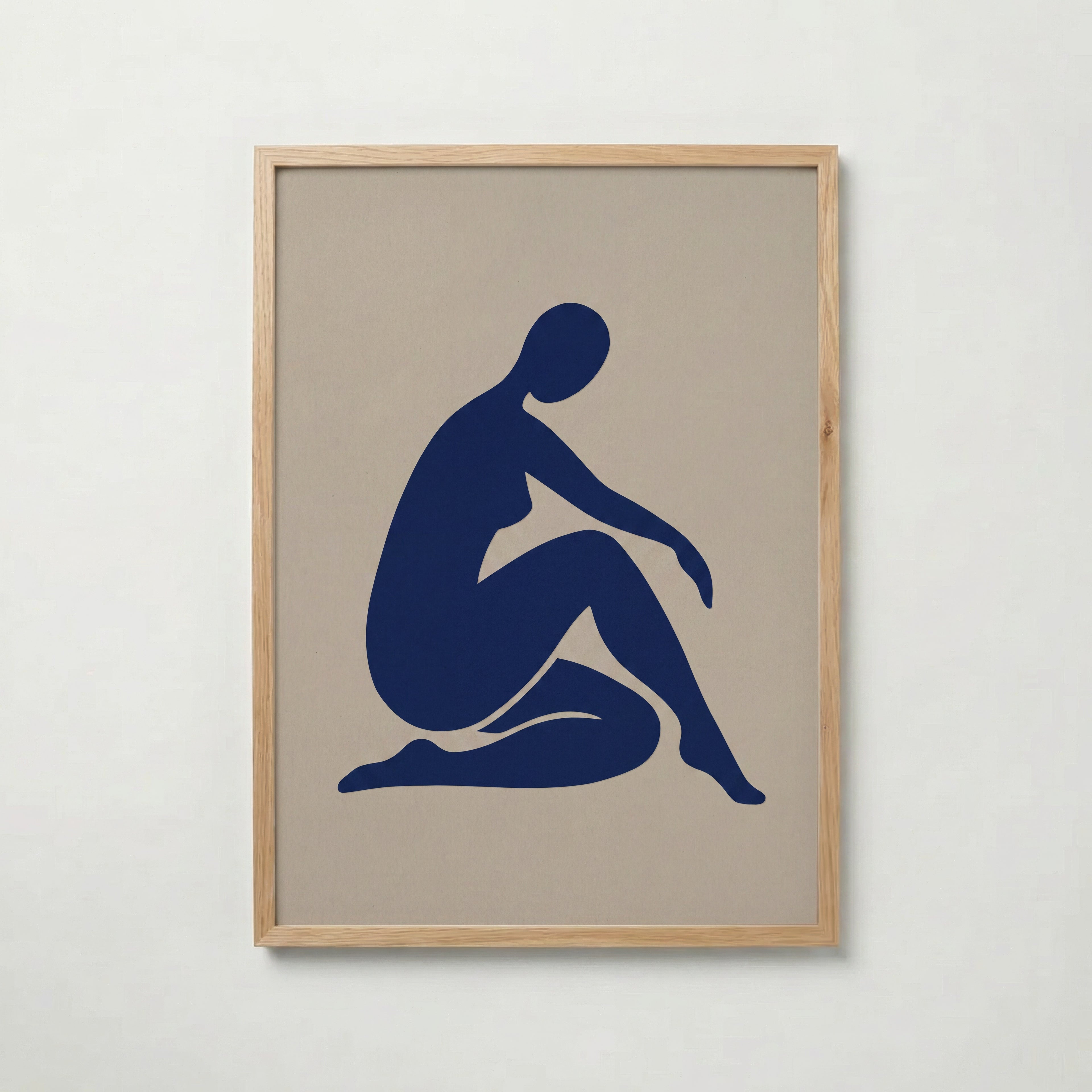 Blue Figure I Poster – ekram