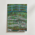 Claude Monet Footbridge Poster – utan passepartout