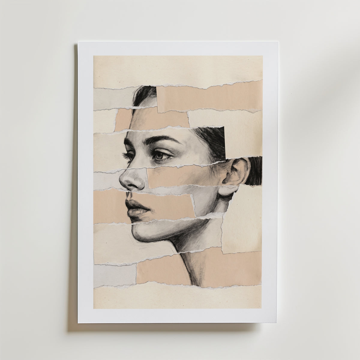 Fragmented Woman Poster – med passepartout