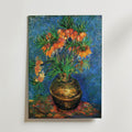 Van Gogh Fritillaries In A Copper Vase Poster – utan passepartout