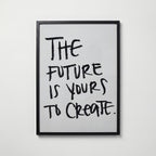 Future Is Yours Poster – svart ram