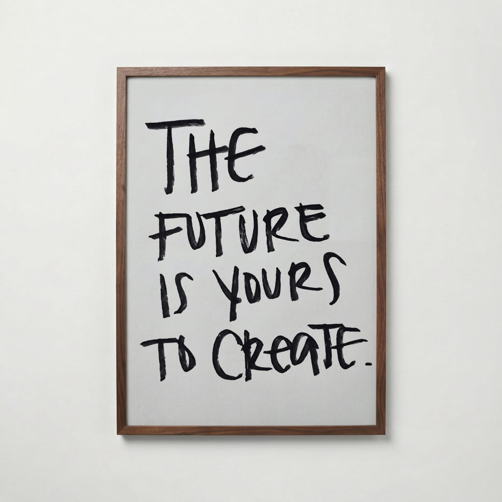 Future Is Yours Poster – valnötsram