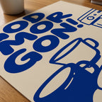 God Morgon Poster – närbild på papper