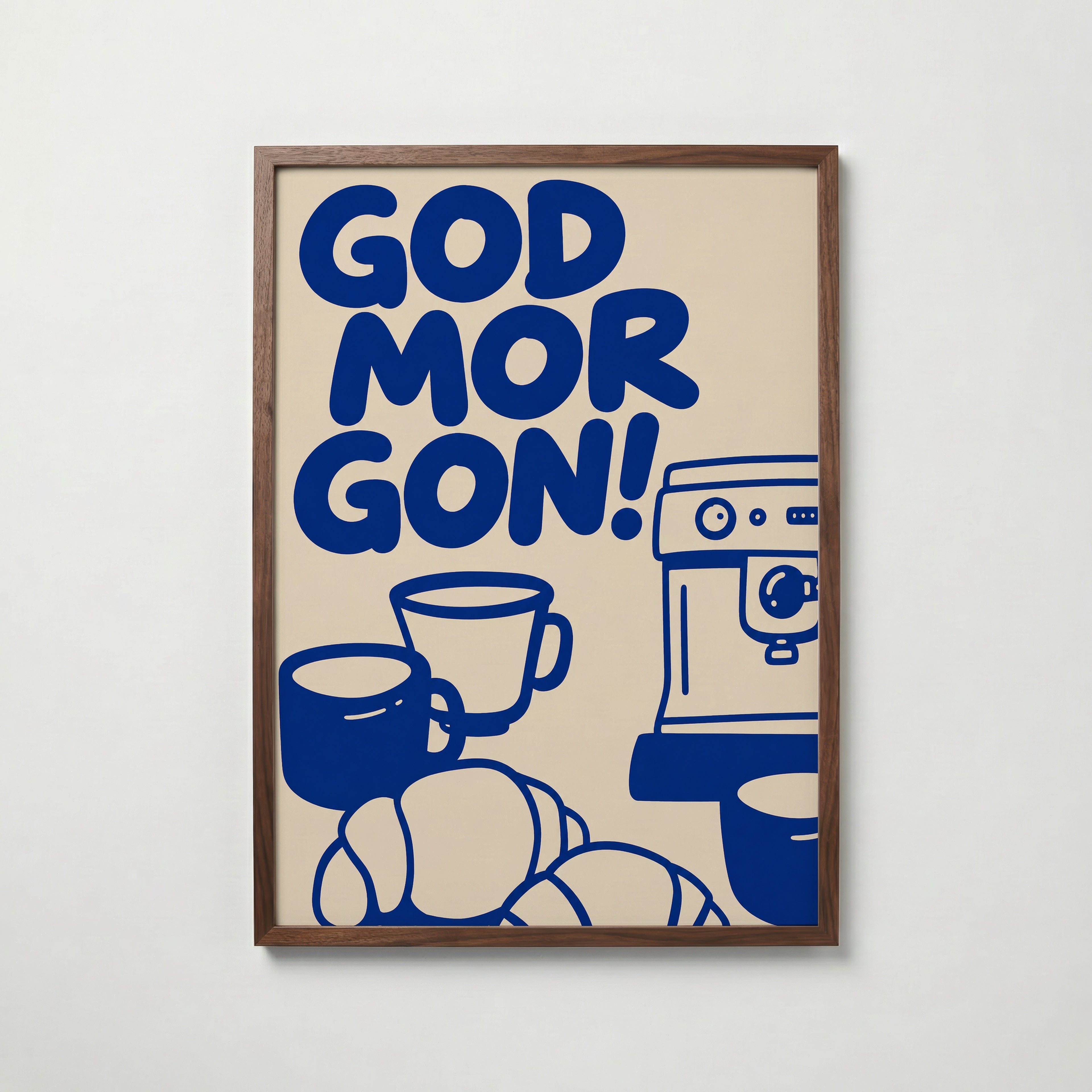 God Morgon Poster – valnötsram