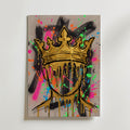 Golden Crown Poster – canvas utan passepartout
