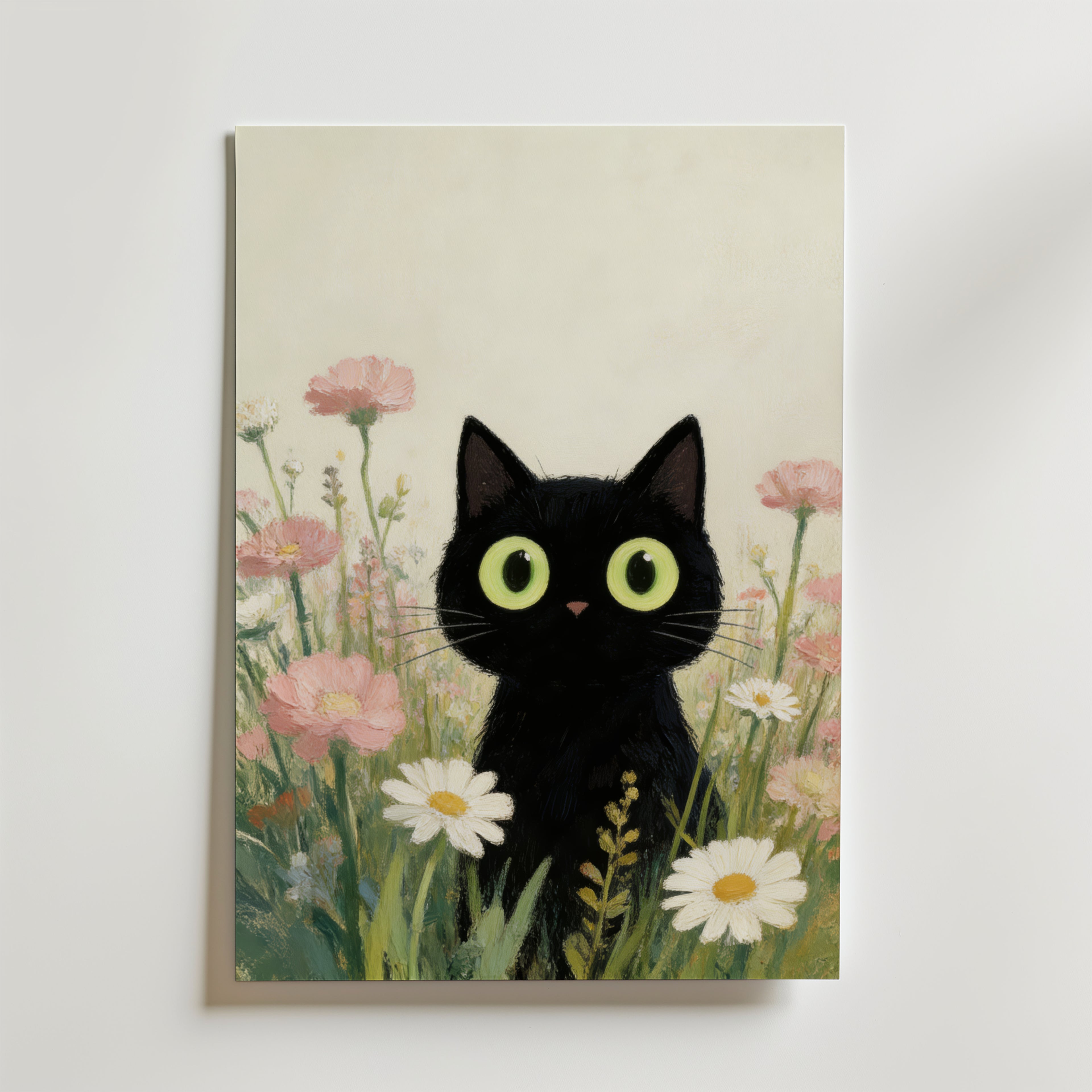 Bundle 3-pack Midnight Meadow Collection – posters konstvägg väggdekoration – Affischset hos Bozetto