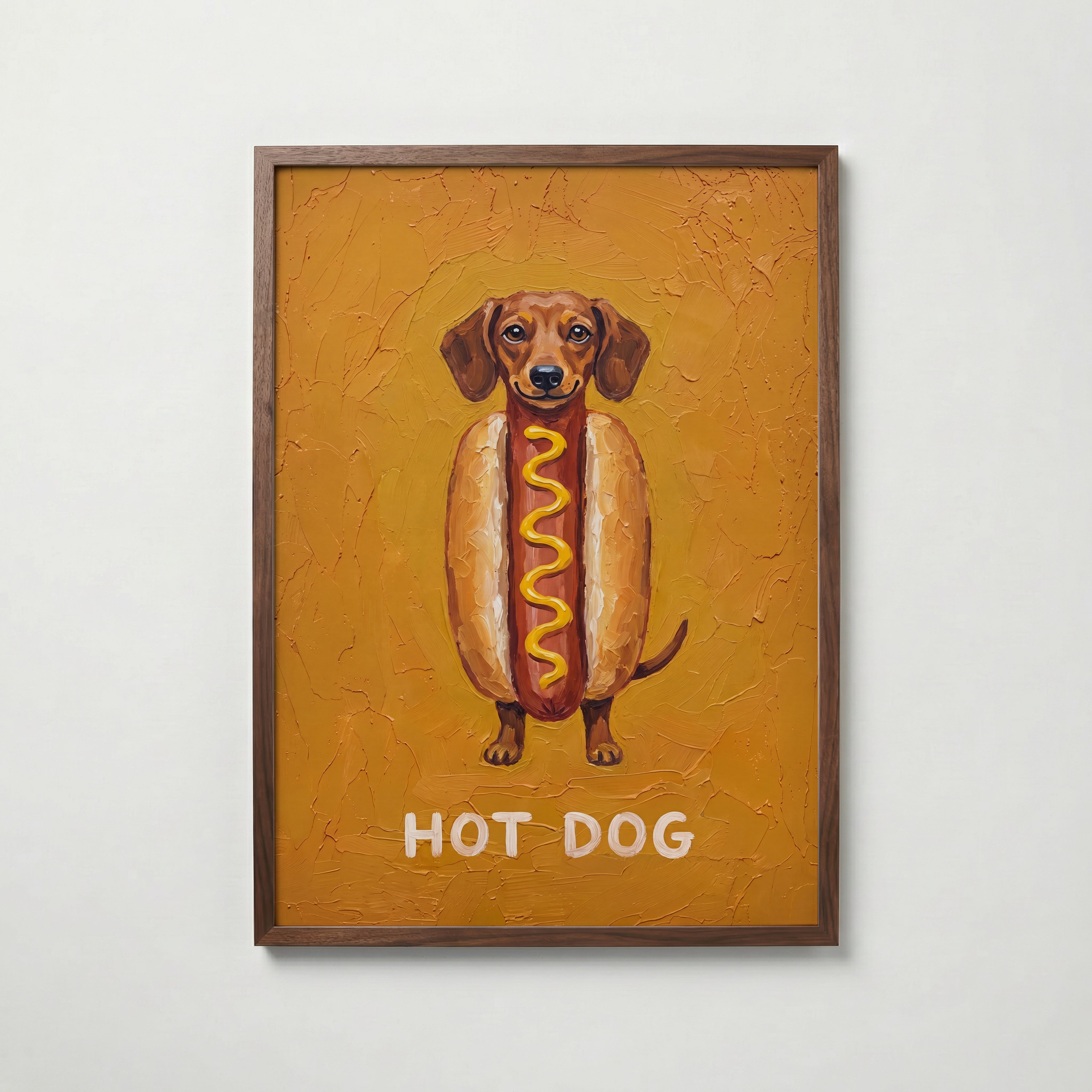 Hot Dog Poster – valnötsram