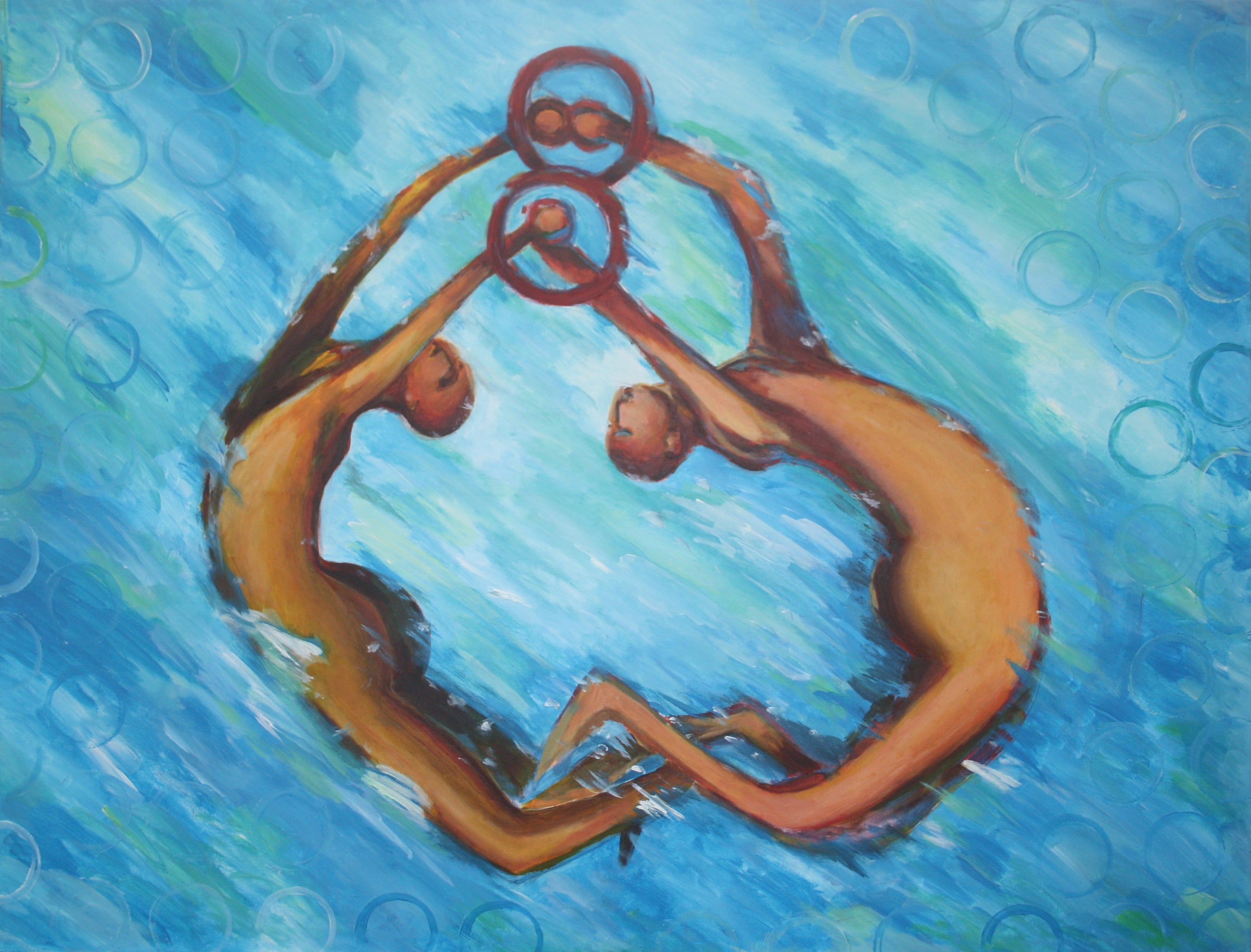 Two men playing... – originalverk av Tony Nilsson