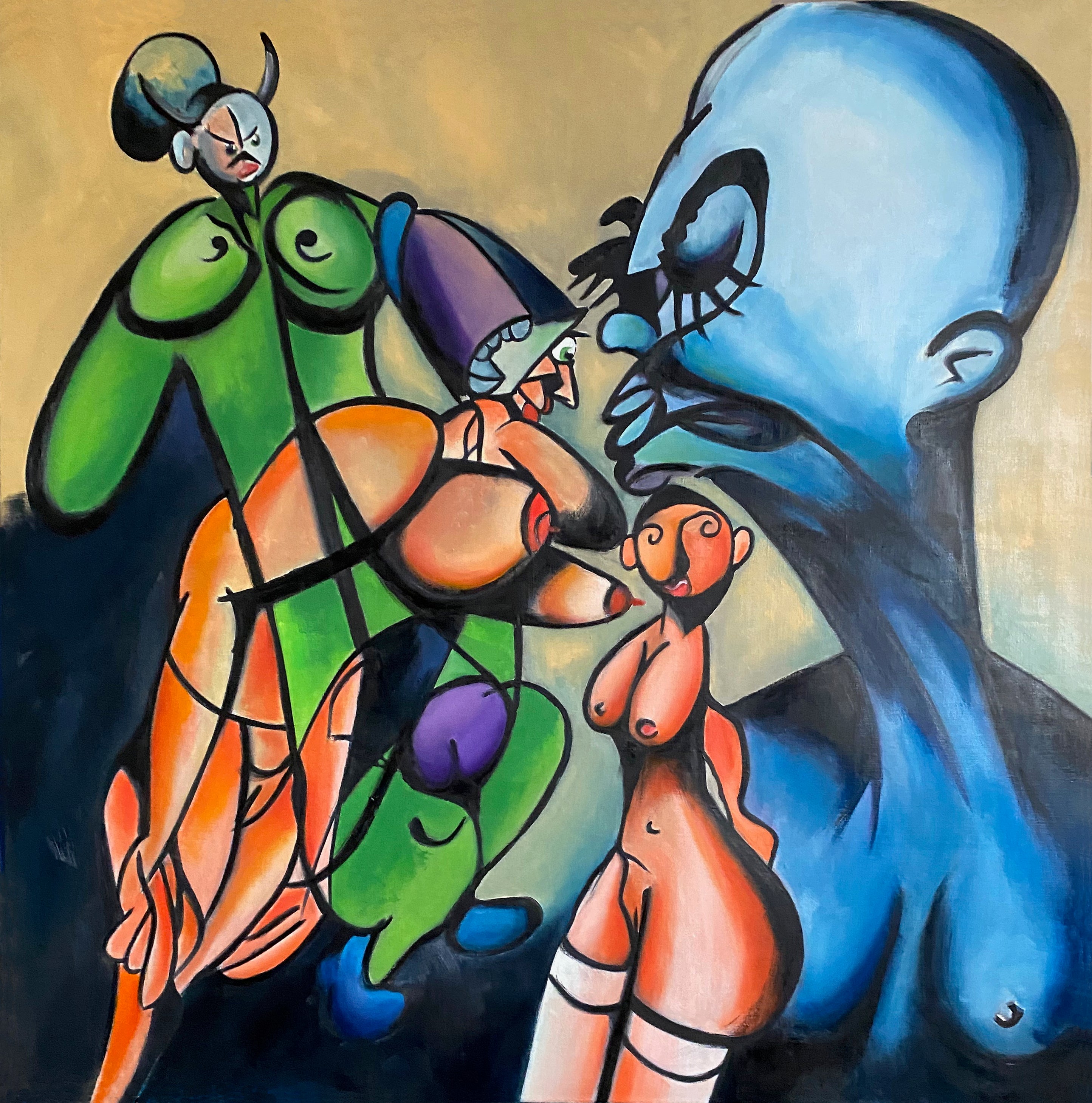 The Horny conflict – originalverk av Tony Nilsson